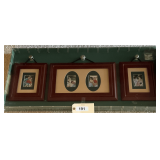 New In Box 3 Individual Wooden Picture Frames