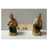 Two Japanese Figurines