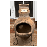 Clay Chiminea