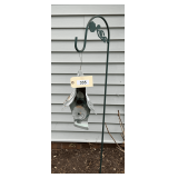Metal Bird House On Shepherds Hook