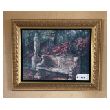 Framed & Matted Print On Canvas, 30'X24'