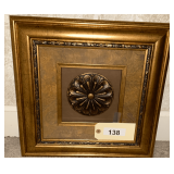 Framed & Matted Metal Wall Art, 16'