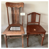 Antique Wooden Chair, Needs Seat Insert, Small Wooden Chair, Seat Damage