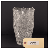 Cut Crystal Vase, 9'