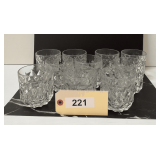 Ten Crystal Double Old Fashioneds