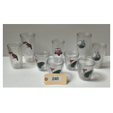 Nine Tervis Tumblers