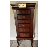 Small Wooden Jewelry Chest, 39'X11'X16'