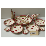 Tabletops Unlimited Tomato Design Pasta Set, 12 Pieces