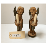 Angel Candle Holders, 2 Pieces