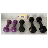 Free Weights, 2,3,5 lb.