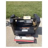 12.5" x 6" Portable planer. 120V, 60 HZ. Includes Porter cable planer knives (12-1/2").