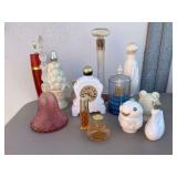 Assorted Collection of AVON Decorative Bottles and Perfume Vessels
