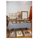 Framed Churchill Downs Pictures, Decorative Mirror, Framed Last Supper Picture, Framed Pictures, and Misc. Wall Hangings