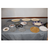 Glass Serving Dishes, Platters, and Decorative Plates