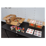 Nascar Book of Letters, WKU Book of Shapes, Decorative Holiday Arts and Craft Kits, Ferbes, Fisher Price Toys, McDonalds Happy Meal Toys, and Misc.