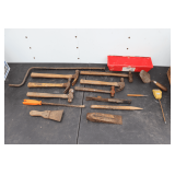 Ball Peen Hammers, Claw Hammers, Splitting Wedge, and Misc.