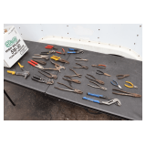 Side Pliers, Tongue and Groove Pliers, Needle Nose Pliers, Rivet Gun, Tin Snips, and Misc. Pliers