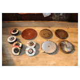 4.5 Inch Grinding Wheels, 9 Inch Sander Blade, and Misc. Circular Saws