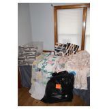Machine Stitch Quilts, Quilting Batting, Quilt Top, Pillows, and Misc.