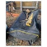 Friball ice fishing sled tent but the tent is badly damaged - sled is still usable