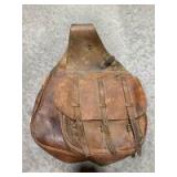 US stamped leather saddlebags