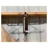 Game hanger and 200 pound scale