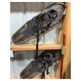 Youkon Charlie summit Nine 30 snow shoes and walking stick