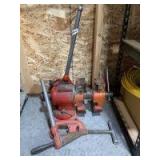 Pipe vise, cutter and other pipe tools