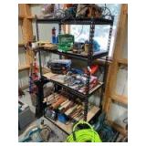 Metal shelving unit only contents not included, please come towards the end of pick up