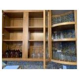 All glassware - wine goblets, water glasses, tumblers