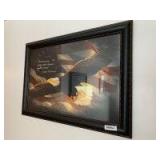 Eagle print with Franklin Roosevelt quote 34 x 24