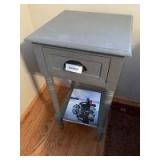 Two small matching end tables