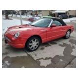 2005 Ford 50th Anniversary Edition Thunderbird Convertible, 34711 miles open for more details.  **WIRE TRANSFER REQUIRED**