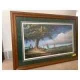 Terry Redlin  SPRING FEVER signed and numbered print, image size 18.5x32, serial number 2826/29500 with COA