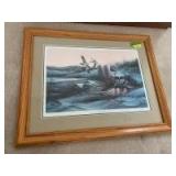 Terry Redlin, EVENING COMPANY, a Minnesota Ducks Unlimited 1985 Banquet Print of the Year, signed and numbered 277/1500 Image size 18x27