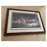 Terry Redlin, WINTER WONDERLAND, signed and numbered print 9284/29500 with COA Image size 15 X 24