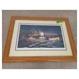 Terry Redlin, LIGHTS OF HOME, signed and numbered print 4671/9500 with COA Image size 15 X 25