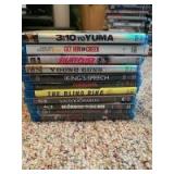 10 various title Blu-ray discs