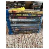 10 various title Blu-ray discs