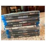 10 various title Blu-ray discs