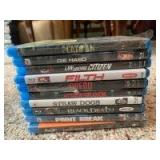 10 various title Blu-ray discs