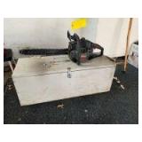 Craftsman 2.6 cubic inch 18-in bar chainsaw with wooden case