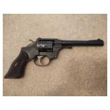 High standard centennial nine shot 22 revolver with belt holster **PERMIT REQUIRED AT TIME OF PICK UP.  NO PERMIT, NO GUN, NO EXCEPTIONS!!**