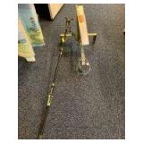 Primos trigger stick adjustable height shooting rest and a Champion manual clay pigeon thrower