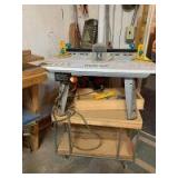 Wolfcraft routing table with Sears Craftsman router