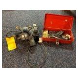 Bosch Model 3365 3in electric planer and Weller Model 8200 solder gun