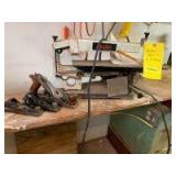 Powerline 15in scroll saw and four bench planes