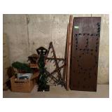 NOEL Christmas light sign, large star and other  Xmas decor