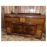 Classic retro walnut waterfall front sideboard 19D x 56L