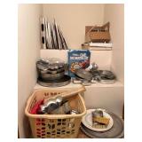 Large selection of cake pans, cake boards etc...